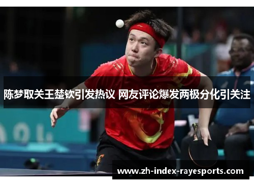 陈梦取关王楚钦引发热议 网友评论爆发两极分化引关注