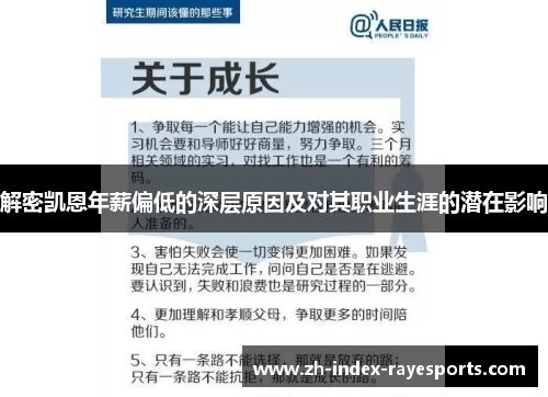 解密凯恩年薪偏低的深层原因及对其职业生涯的潜在影响